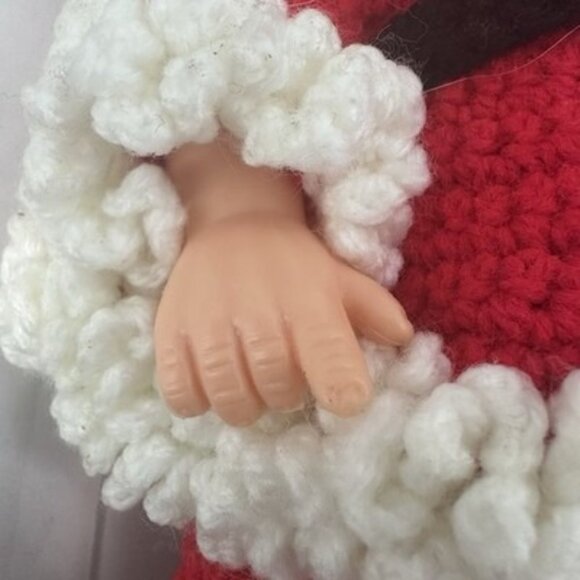 Vintage Crochet Mr. and Mrs. Santa Claus Doll Crocheted Outfits 14" - Picture 10 of 16